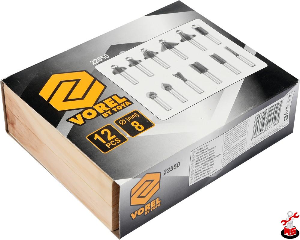 Set freze pentru lemn 12 Buc Vorel 22550 | MagazinulCuScule.ro