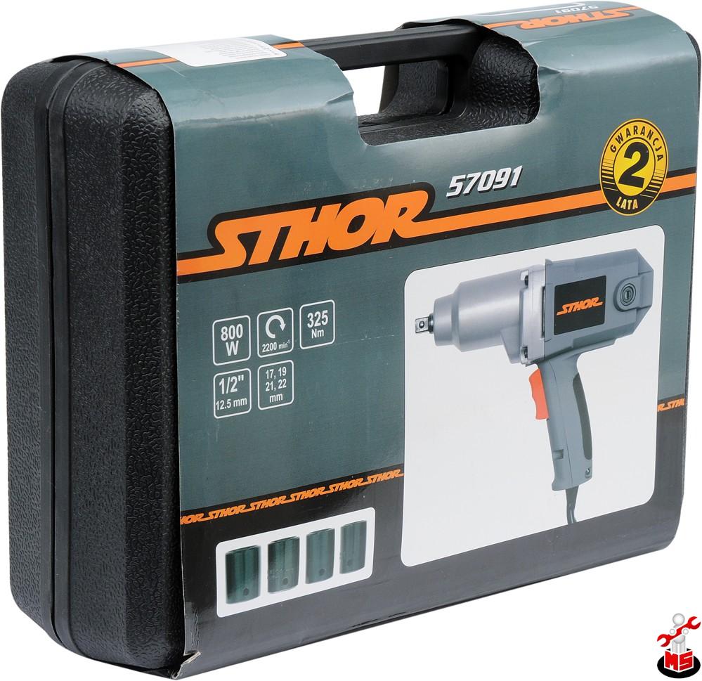 Set Pistol De Impact Electric 1 2 800w Sthor 57091 Magazinulcuscule Ro