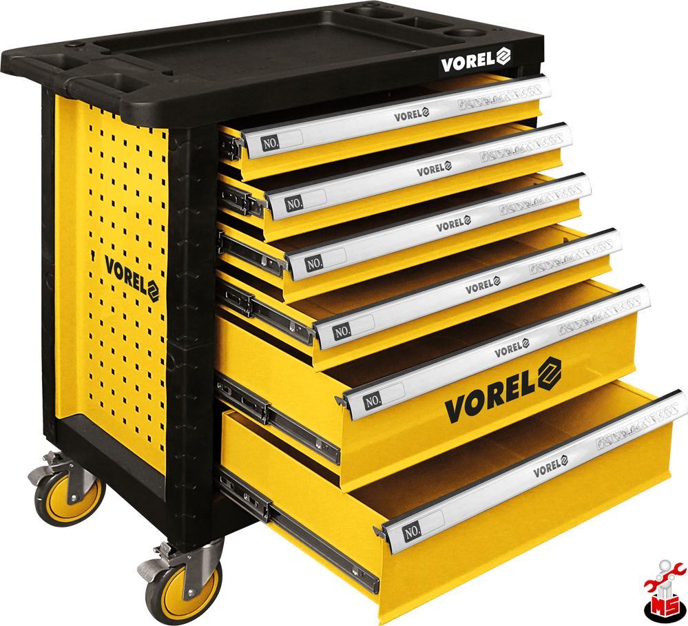 Dulap de scule cu 6 sertare Vorel 58539 | MagazinulCuScule.ro