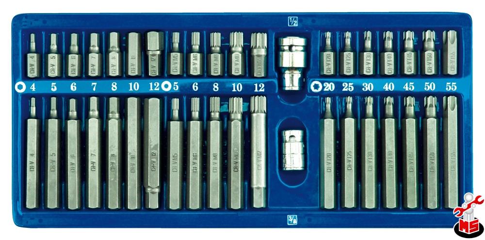 Set 8 chei tubulare de impact M5 - M18 1/2