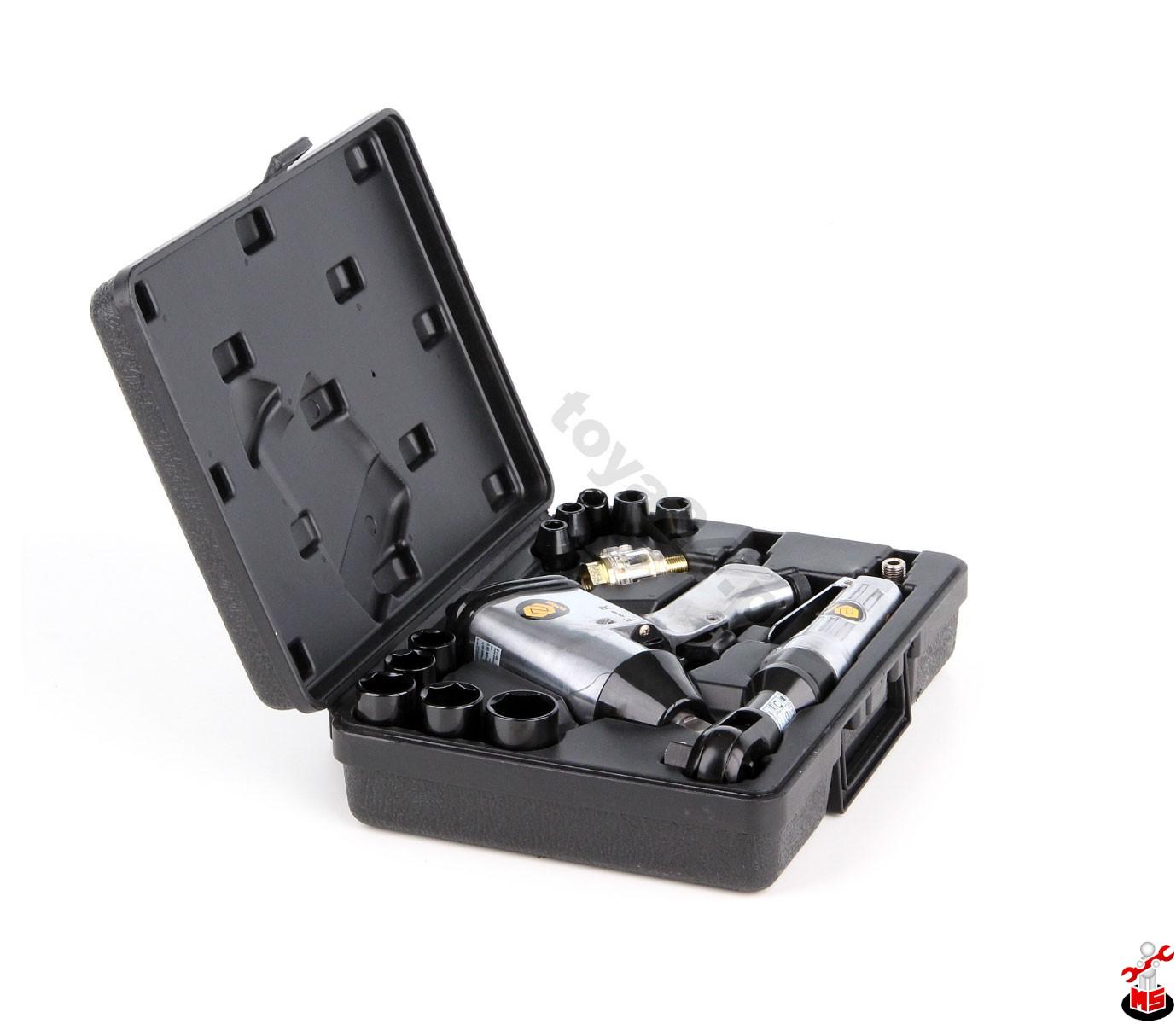TAIKOLLER＆バチ Set pistol de impact si antrenor pneumatic plus accesorii 16 piese