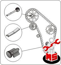 Set 3 Piese Blocare Distribuție Motor Diesel Yato Yt 0632
