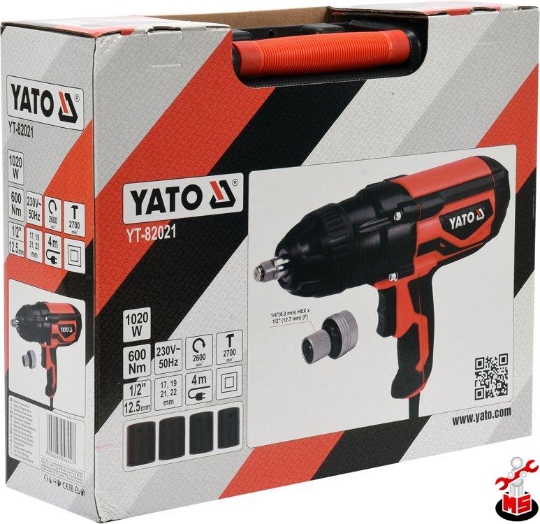Pistol de Impact Electric de 1/2" cu 600 NM Yato YT82021