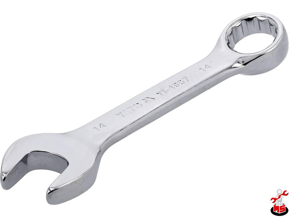 Cheie combinată scurtă 14 mm Yato YT-4907 | MagazinulCuScule.ro
