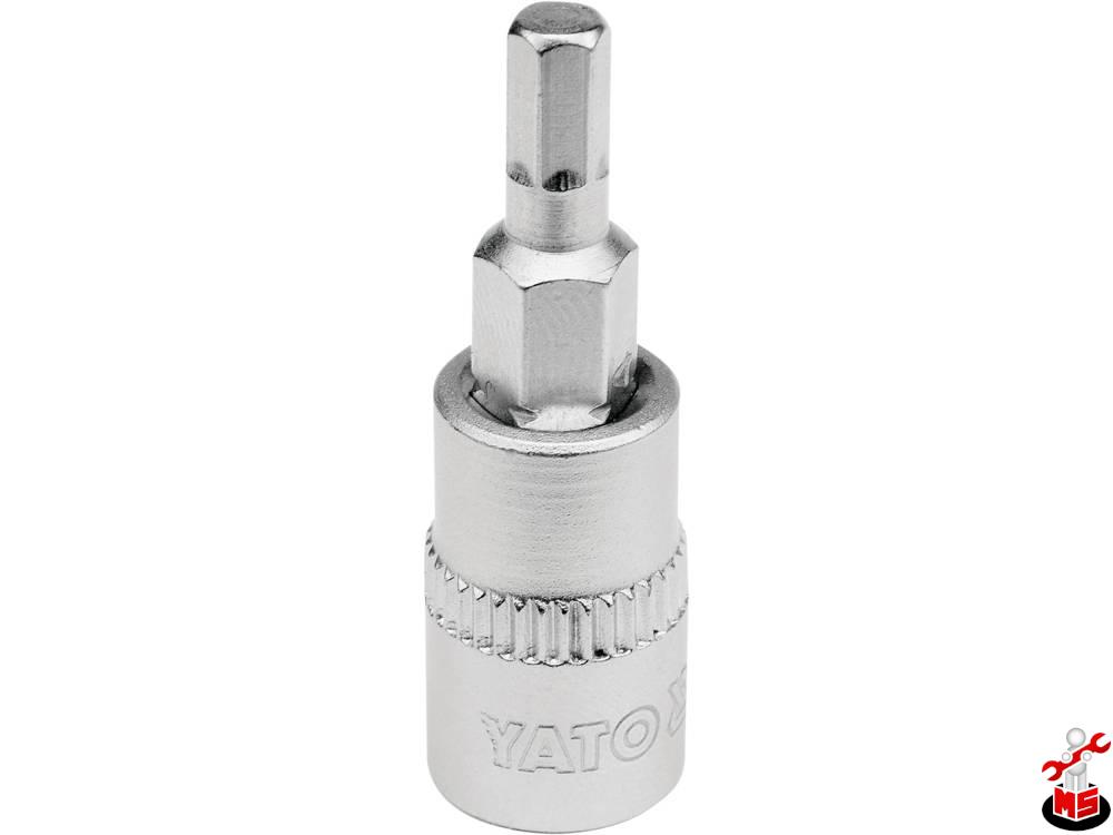 Bit hexagonal 4 mm cu adaptor 37 mm 1/4