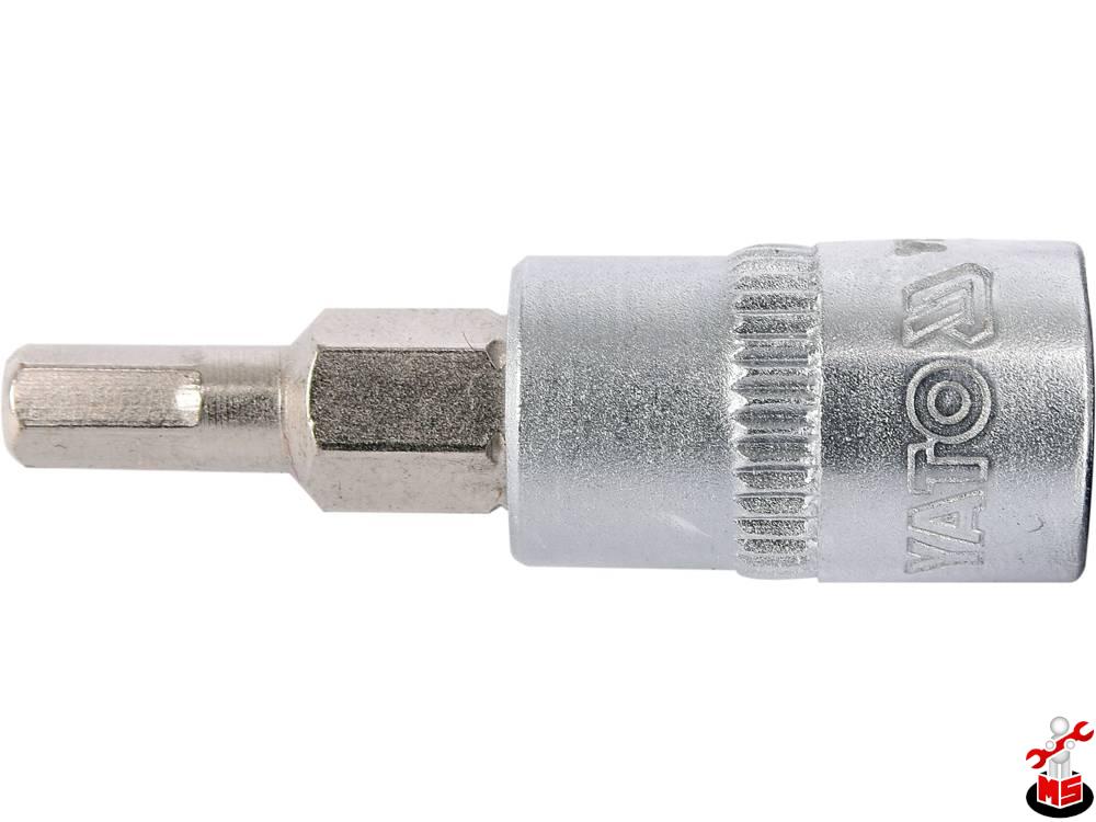 Bit hexagonal 4 mm cu adaptor 37 mm 1/4