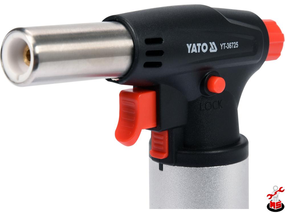 Arzător pe gaz cu aprindere piezo Yato YT-36725 | MagazinulCuScule.ro