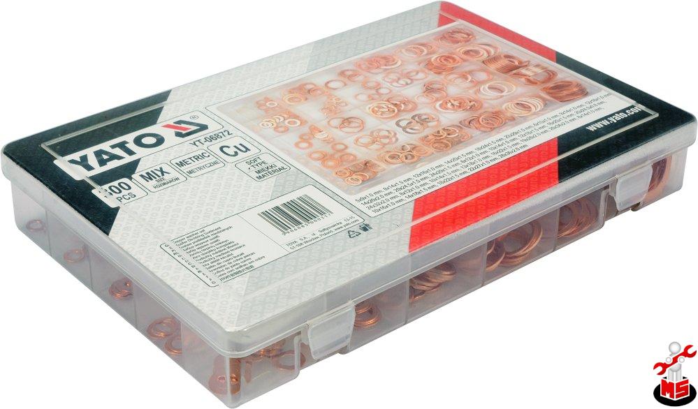 Set 300 șaibe din cupru Yato YT-06872 | MagazinulCuScule.ro