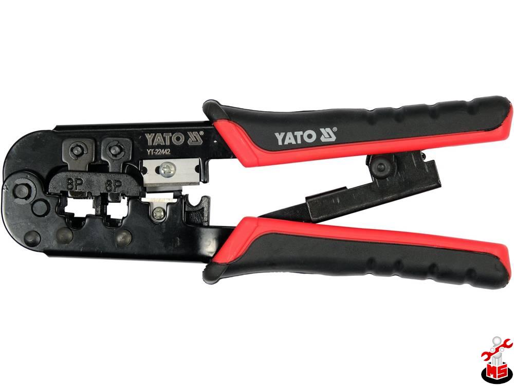 Clește pentru sertizarea mufelor RJ45 / RJ11 Yato YT-22442