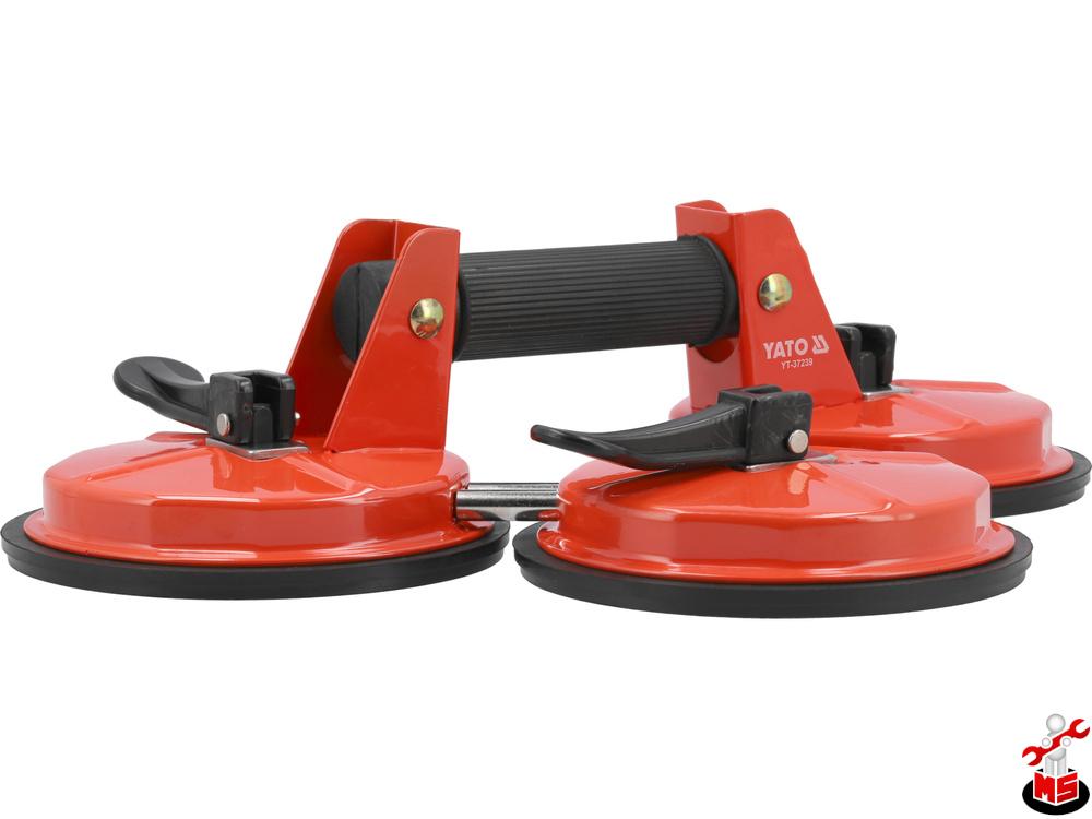 Suport cu 3 ventuze 150 mm 155 kg Yato YT-37239 | MagazinulCuScule.ro