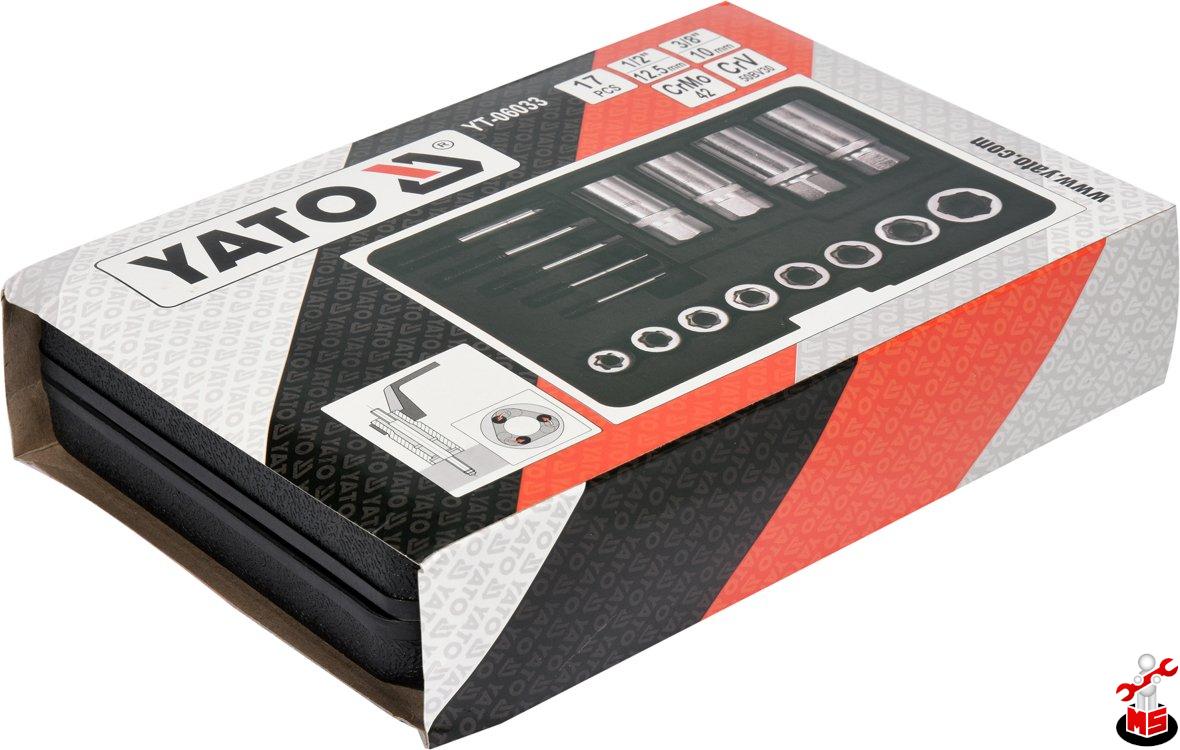 Set universal de extras șuruburi, 17 buc Yato YT-06033
