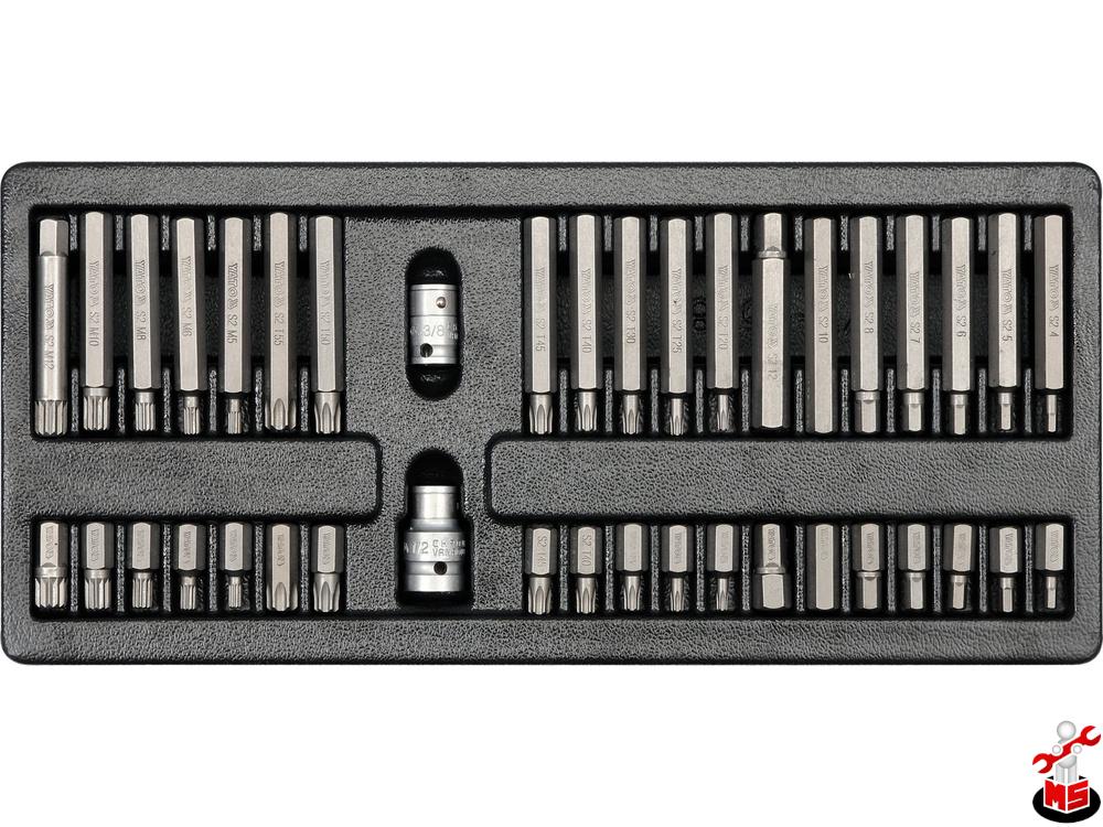 Trusa 40 imbus torx, hexagonal și spline pentru dulap Yato YT-5538