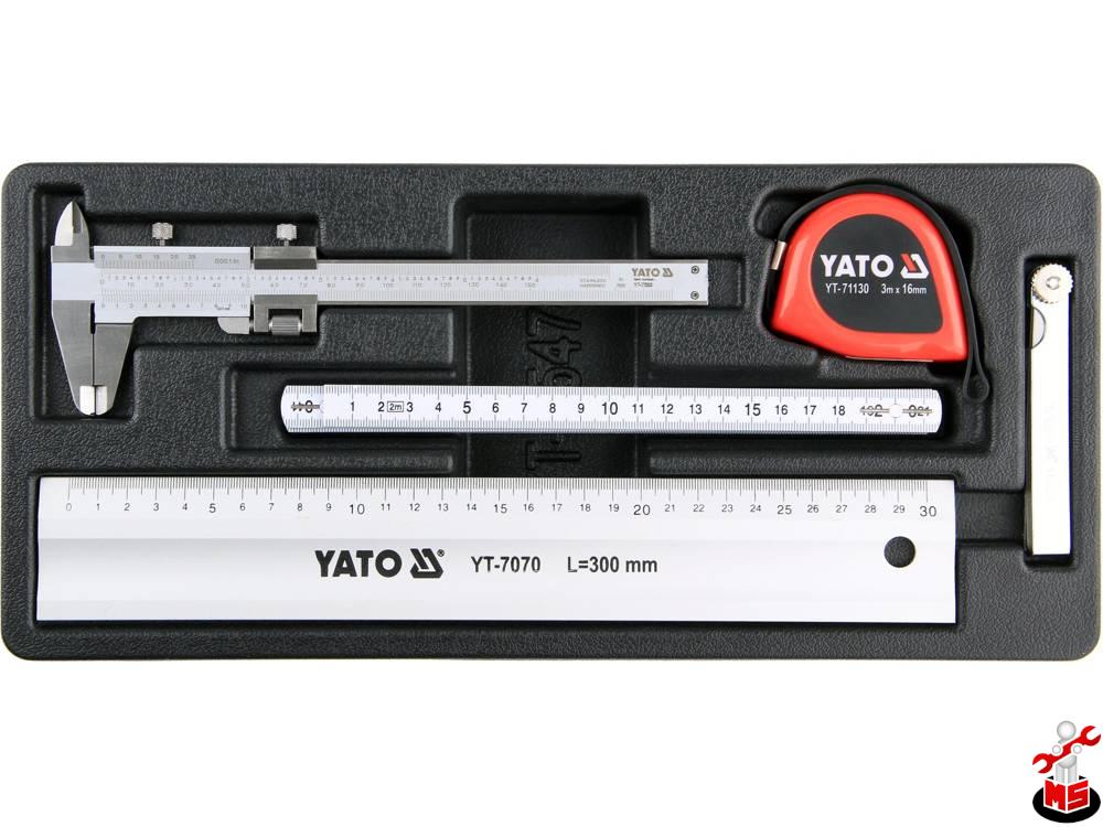 Set 5 instrumente de măsurat pentru dulap Yato YT-55474