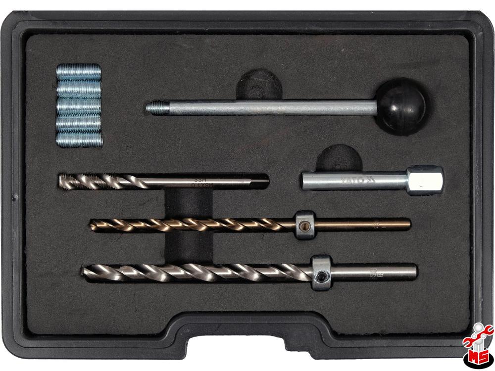 Kit reparație șuruburi injector 10 piese Yato YT-06036