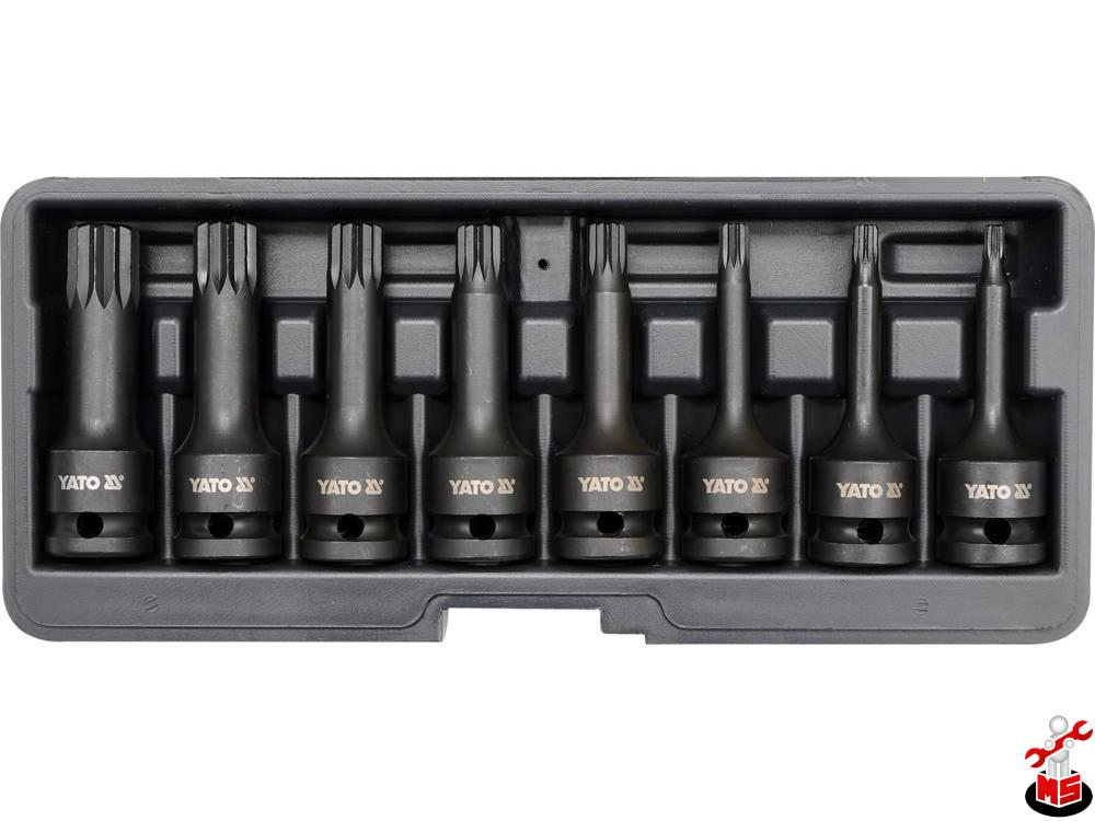 Set 8 chei tubulare de impact M5 - M18 1/2