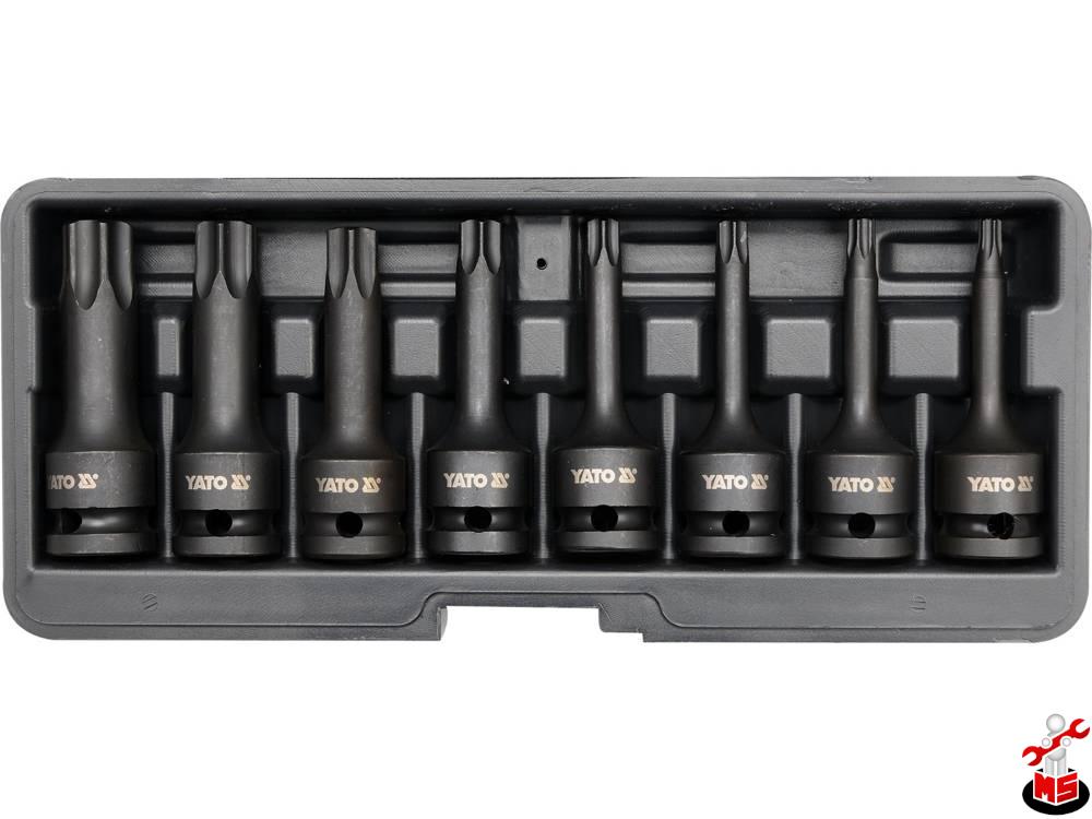 Set 8 chei tubulare de impact torx 1/2