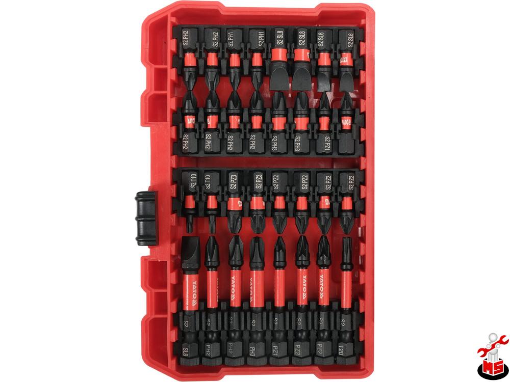 Set biți de impact 54 piese Yato YT-04617 | MagazinulCuScule.ro