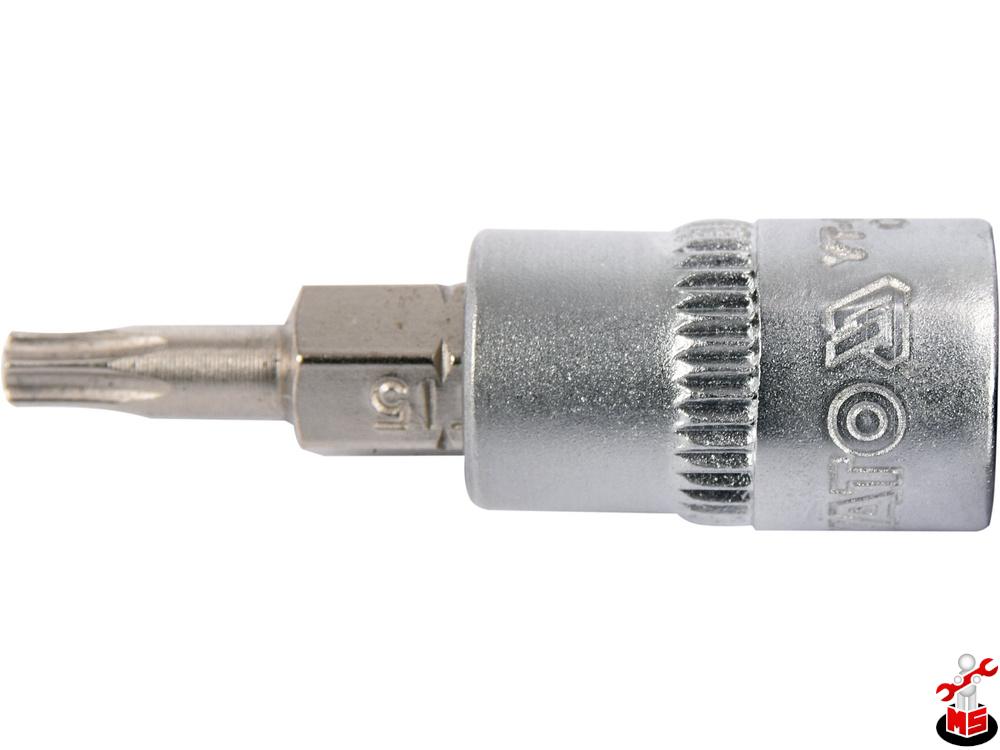 Bit torx T15 cu adaptor 1/4