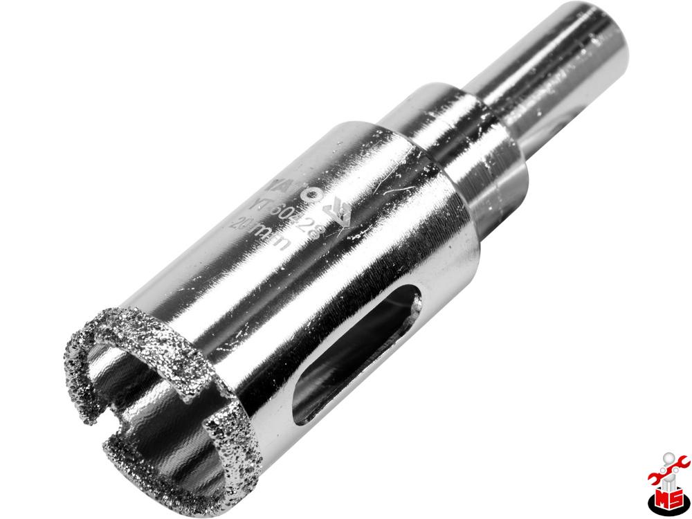 Carotă diamantată plăci ceramice 20 mm Yato YT-60428