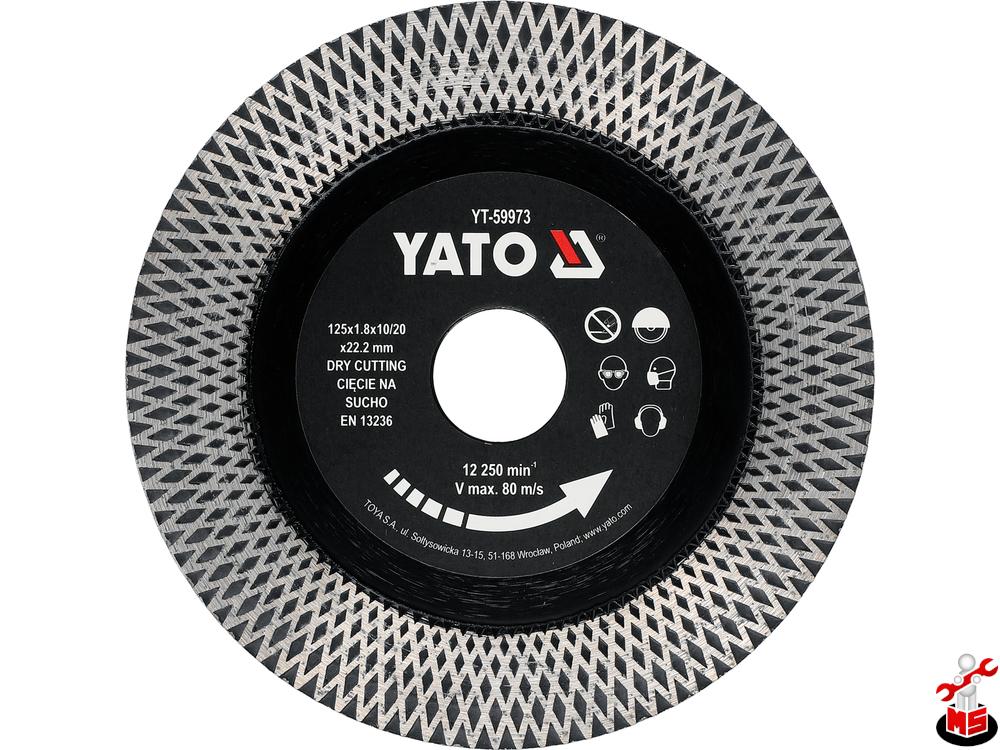 Disc pentru ceramică 125 mm Yato YT-59973 | MagazinulCuScule.ro