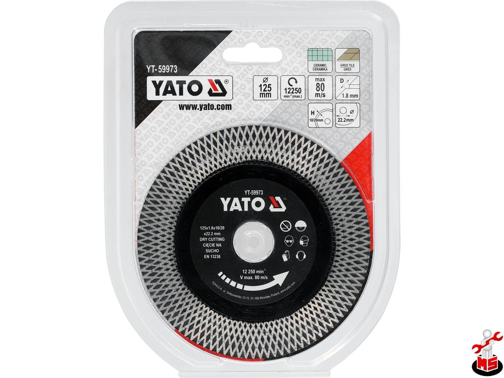 Disc pentru ceramică 125 mm Yato YT-59973 | MagazinulCuScule.ro