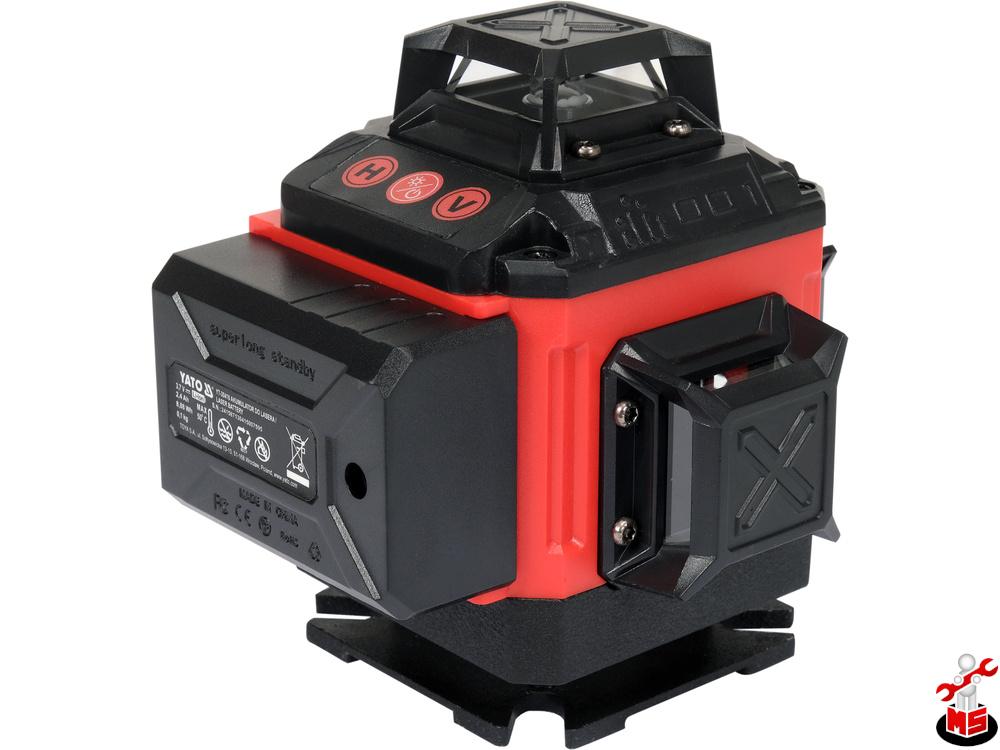 Laser 4D verde 16 linii cu accesorii Yato YT-30415