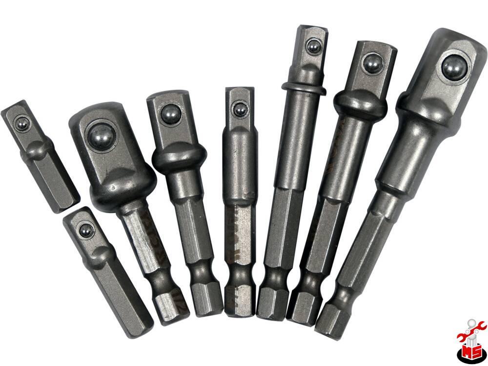 Set adaptoare 8 Buc 1/4'', 3/8'', 1/2'' Yato YT-04639