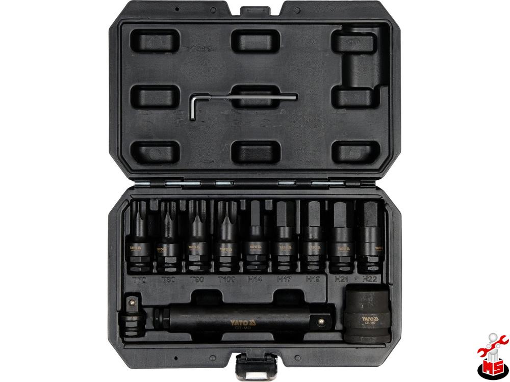 Trusă biți torx de impact 3/4 Yato YT-10655 | MagazinulCuScule.ro