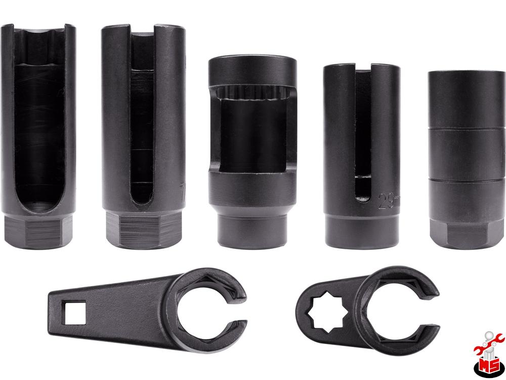 gata  Set 7 tubulare pentru sonda lambda și injectoare Yato YT-1751