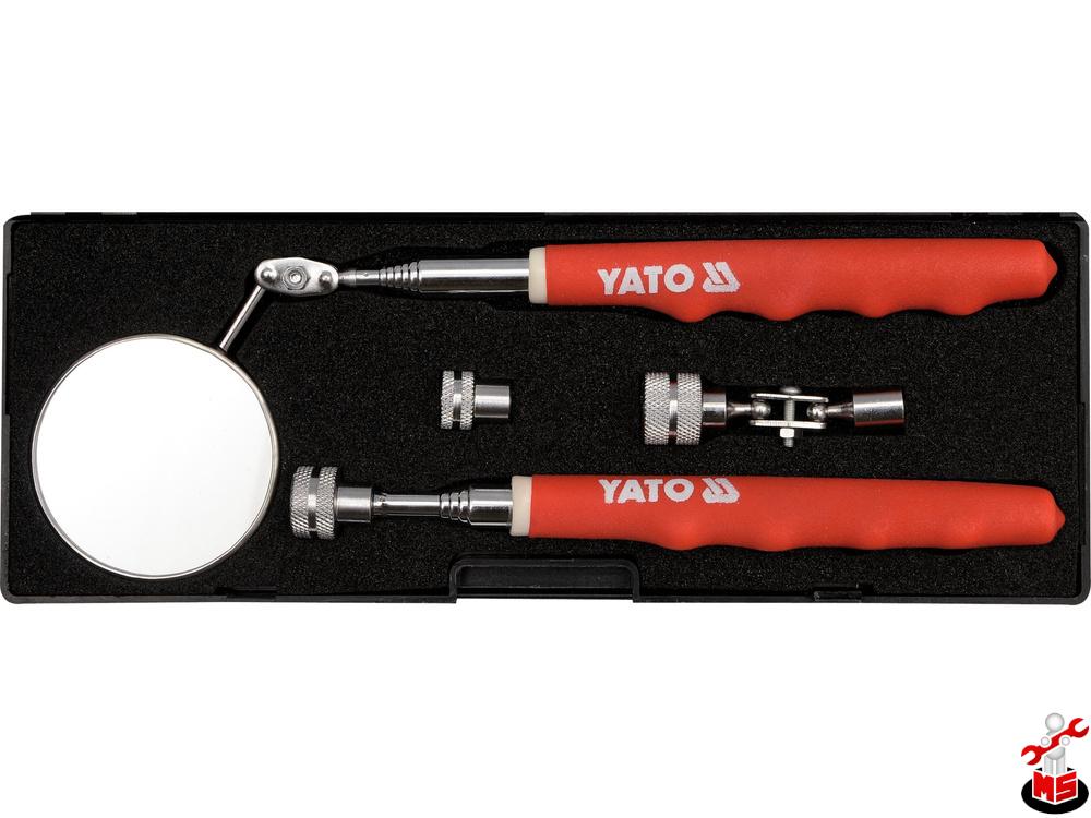 SET CONTROL OGLINDA + TIJA MAGNET 4 BUC Yato YT-0662