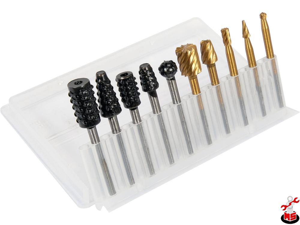 Set freze pentru lemn/metal/plastic, 10 Piese Yato YT-61730