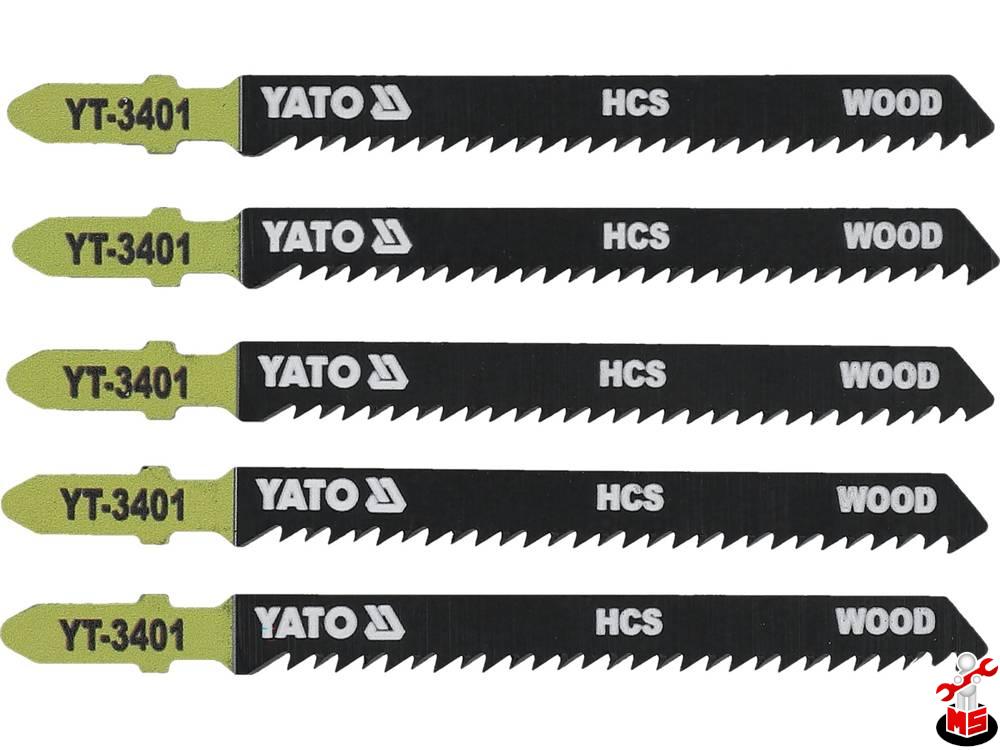 SET LAME FIERASTRAU PENDULAR 5 BUCATI 10 TPI Yato YT-3401