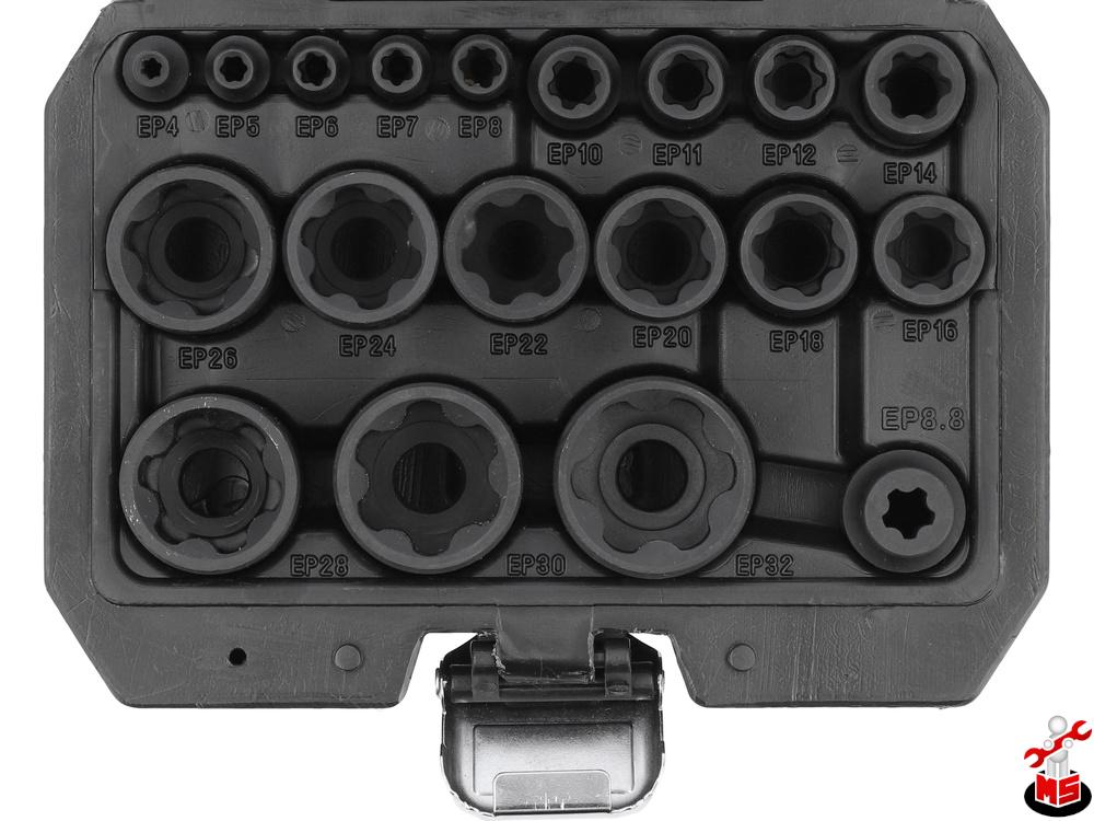 Set tubulare torx plus Yato YT-05197 | MagazinulCuScule.ro