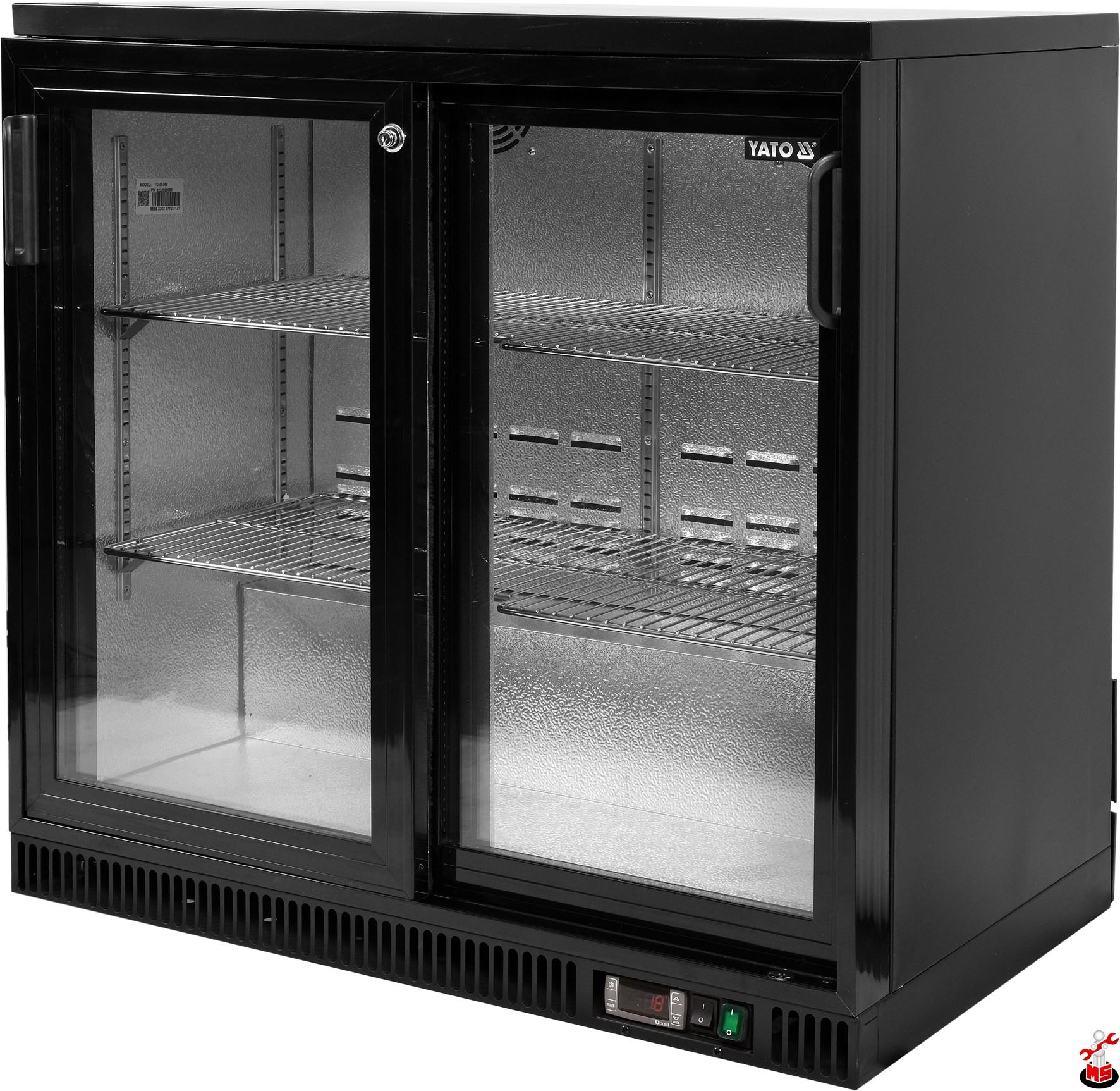 yu Vitrină frigorifică 200 w 227 l 515 x 920 x 905 mm Yato YG-05356