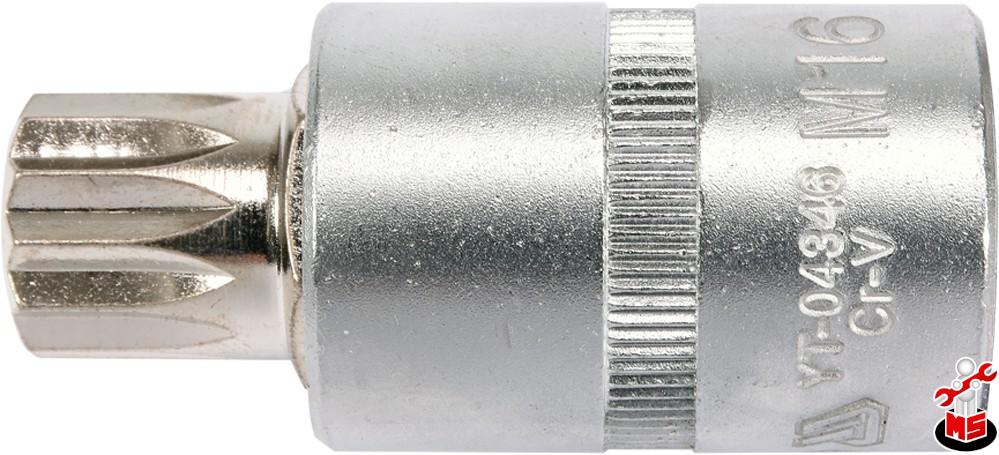 Bit spline M16 cu adaptor 1/2