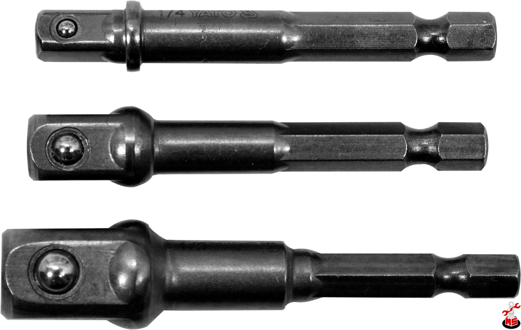 Set adaptoare pentru bormașină 1/4'', 3/8'', 1/2'' Yato YT-04685