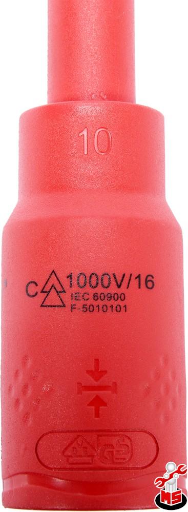 Bit hex 6 x 75 mm cu adaptor 3/8