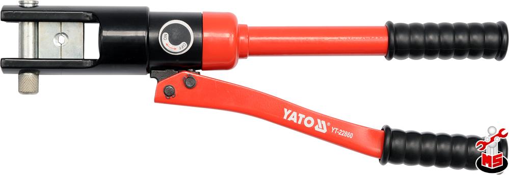 Presă hidraulică manuală 8T 10 120 mm Yato YT-22860 | MagazinulCuScule.ro