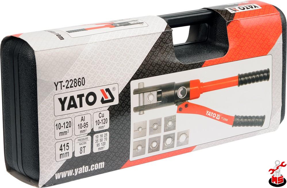 Seduce Interaction Short life Presă hidraulică manuală 8T 10 - 120 mm Yato YT-22860 | MagazinulCuScule.ro