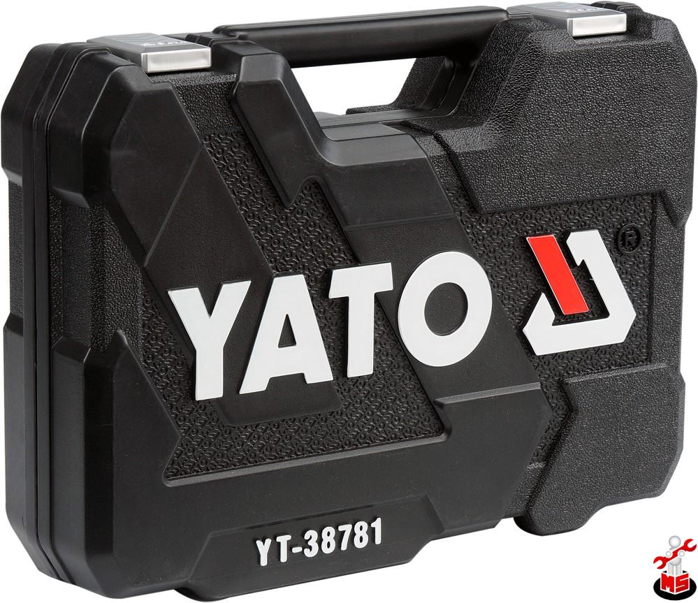 Trusă de scule 1/4 și 1/2 77 piese Yato YT-38781 | MagazinulCuScule.ro
