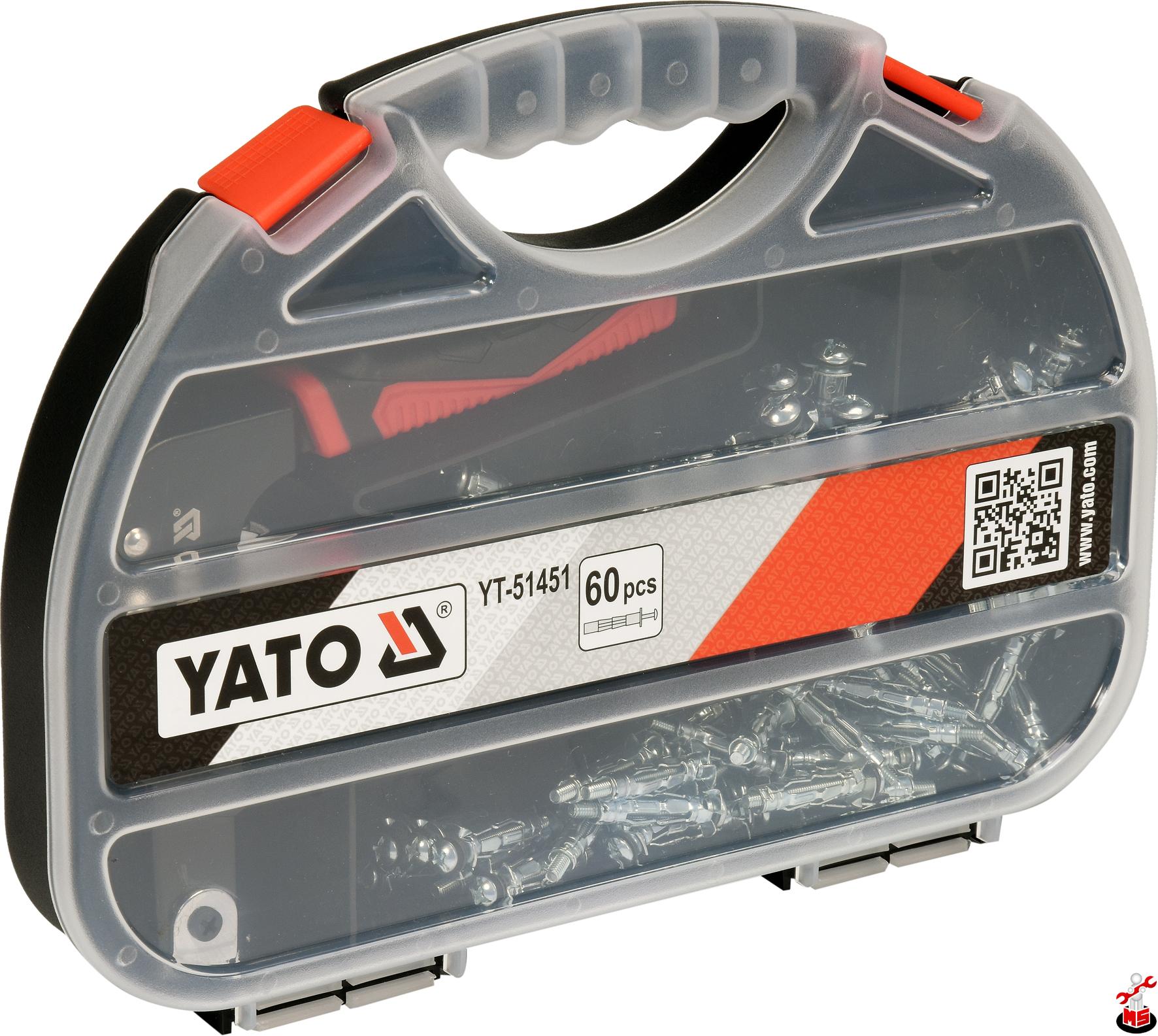 Set clește dibluri, 60 buc Yato YT-51451 | MagazinulCuScule.ro