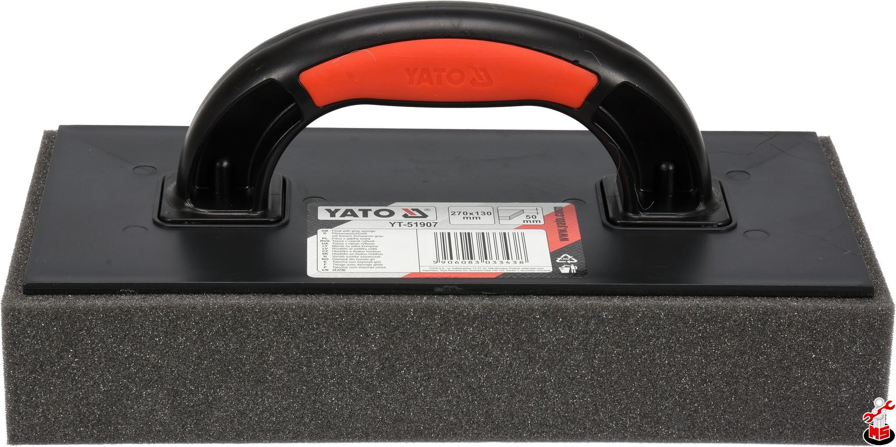 Gletieră burete 270x130 mm Yato YT-51907 | MagazinulCuScule.ro