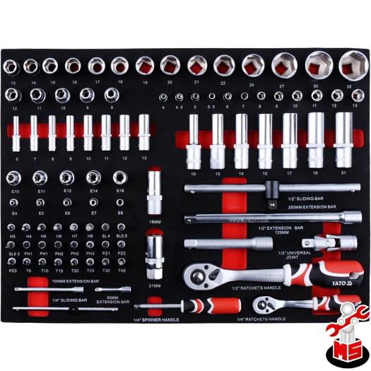 Dulap cu scule profesional 7 sertare echipat complet cu 211 piese