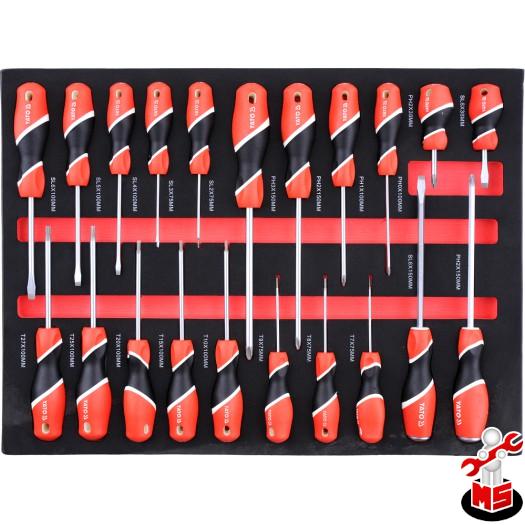 Dulap cu scule profesional 7 sertare echipat complet cu 211 piese