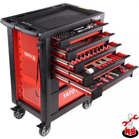 Craftsman dealer Mockingbird Dulap cu scule profesional 7 sertare echipat complet cu 211 piese Yato YT-55290 | MagazinulCuScule.ro Craftsman dealer Mockingbird Dulap cu scule profesional 7 sertare echipat complet cu 211 piese Yato YT-55290 | MagazinulCuScule.ro