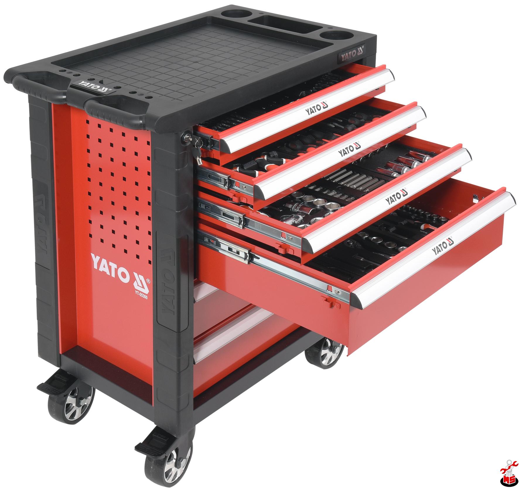 Dulap cu scule profesional 6 sertare echipat complet cu 177 piese