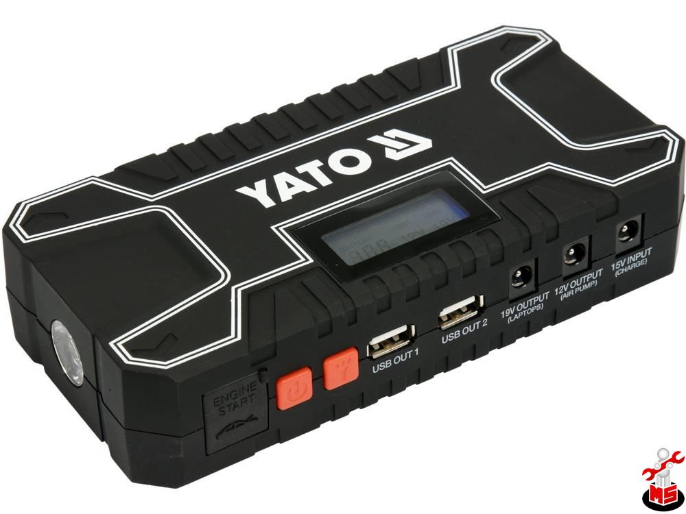 Robot de pornire 12000mAh, LCD Yato YT-83082 | MagazinulCuScule.ro